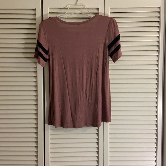 Last 1 (s) HP🎉Dusty Mauve criss cross tunic top - Picture 5 of 7